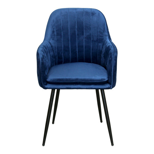 IDEA обеденный стул DELTA синий бархат