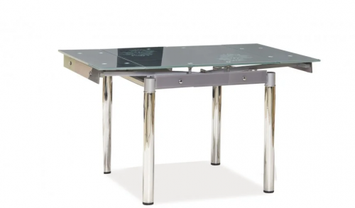 SIGNAL PL- Стол стеклянный GD-082 (серый)