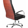 Кресло для руководителя BRS- Сhief Black Zigzag/Red tree Chrome CF-04