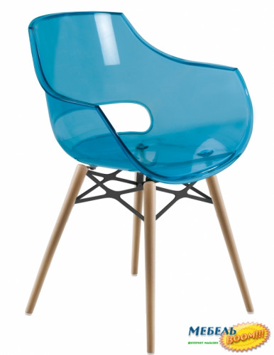 Кресло из поликарбоната TYA- Opal Wox натуральный бук