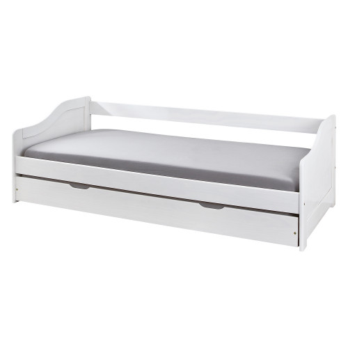 IDEA Односпальная кровать с дополнительной кроватью ЛАУРА белый