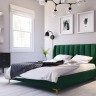 Кровать двуспальная TOP- Лея зеленый