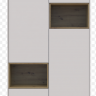 Шкаф для одежды с нишей DRS- Дейл Графит, Кашемир/ Дуб Эвок 115,2х52х220 (2ДСП)