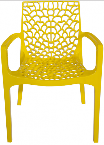 Кресло из полипропилен GRANDSOLEIL CA- Armchair Gruvyer (цвета в ассортименте)