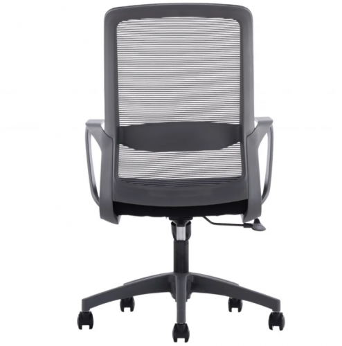 Кресло офисное поворотное INI-  IRON черный/черный/черный каркас 