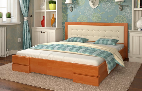 Кровать деревянная RBV- Регина (высота царги 28 см)