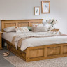 Кровать двуспальная SIGNAL POPRAD 160х200 (медовый) 