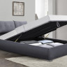 Кровать двухспальная с подъемным механизмом PL- Halmar BRIDGET 160