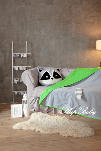 Одеяло + подушка SleepBaby Енот