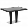 Стол обеденный TYA- Antares Стекло Черный 80х120