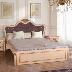 Кровать деревянная с патиной BIO- Элит Стефания 