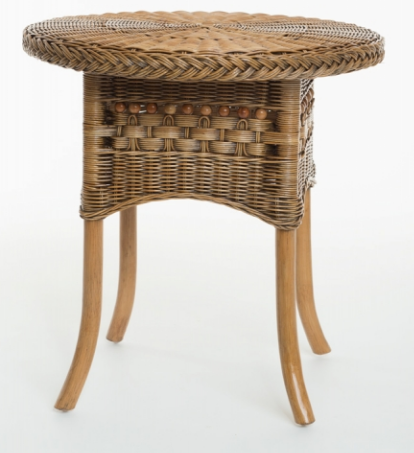 Кресло-качалка с приставным столиком CRU- Виктория светло-коричневый