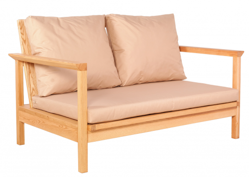 Двухместный диван из ясеня PRA- Мадера (деревянный каркас)
