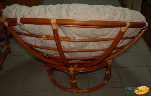 Кресло Папасан с подушкой EVRO- Calamus Rotan 2301