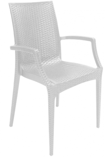 Кресло из полипропилена GRANDSOLEIL CA- ARMCHAIR RATTAN BISTROT