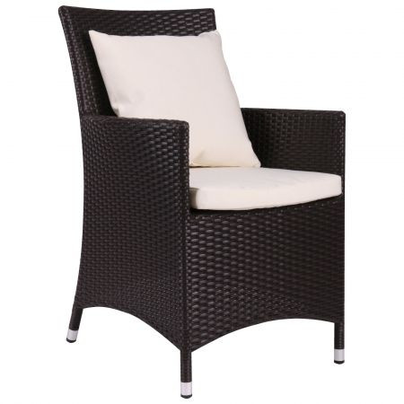 Комплект мебели AMF- Samana 4 (стол + 4 кресла) коричневый