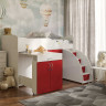 Кровать-комната + стол VRN- Bed Room 5 (красный)