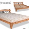 Кровать деревянная CDOK- Венеция ковка