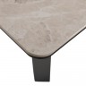Стол журнальный квадратный модерн NL- LUTON S керамика светло-серый глянец