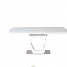 Стол модерн premium Evro- Arizona T7066 (белый глянец) МДФ+стекло