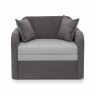 Кресло диван раскладной BIO- Карлсон 0,8 ткань серый/ светло-серый