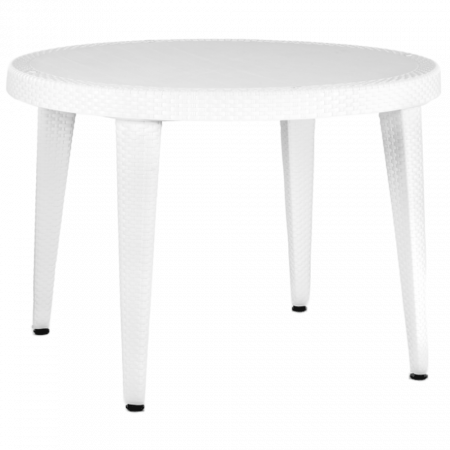 Стол обеденный TYA- Osaka Пластик, Слон.кость d=110