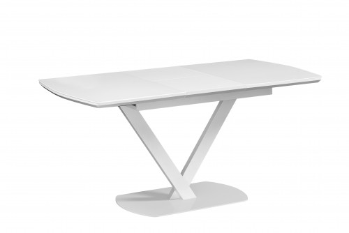 Стол обеденный раскладной IMP- Frank 120-160*80*75 см (белый)