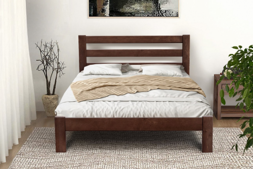 Кровать деревянная BIO- "Артемида" Гефест орех