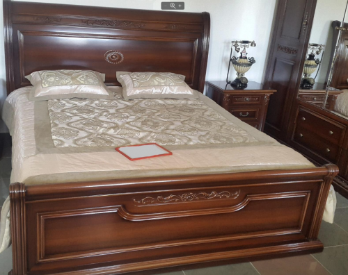 Кровать с сеткой SMS- Марсель орех 180х200 см