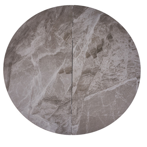 Стол керамический 110-140 см CON- MOON (Мун) Светло-серый
