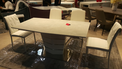 Стол обеденный модерн NL- BALTIMORE керамика мокко