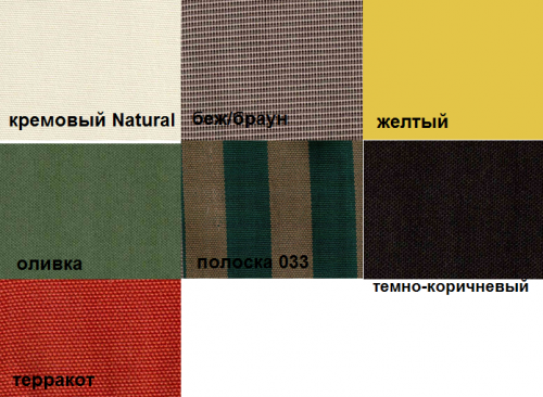 Купол для зонта ZST- Милан (3х3 м); ребра, балка, револьвер 