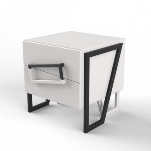 Комплект (рабочий стол + тумба лофт) дизайнерский SNS- Angle