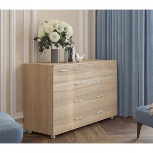 Большой комод EVR- К-4 дуб Сонома