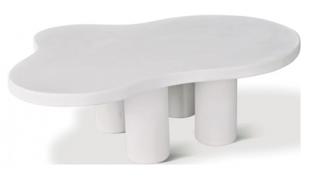 Стол кофейный CRV- Pedro, White top white base(белый)