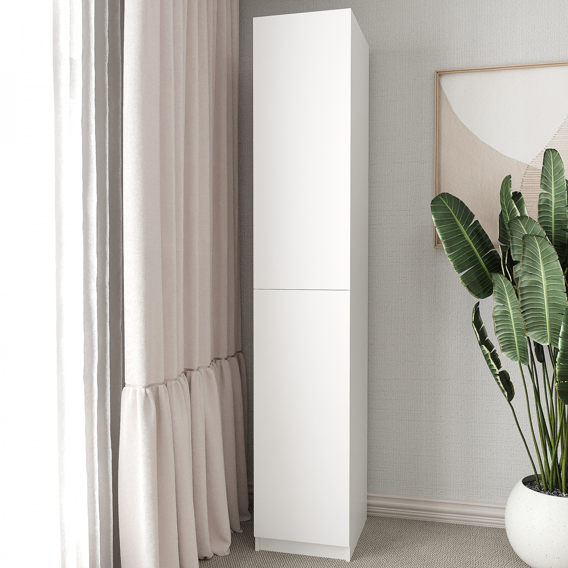 Шкаф-пенал 220х60х50 см KOD- ШК-Ейр