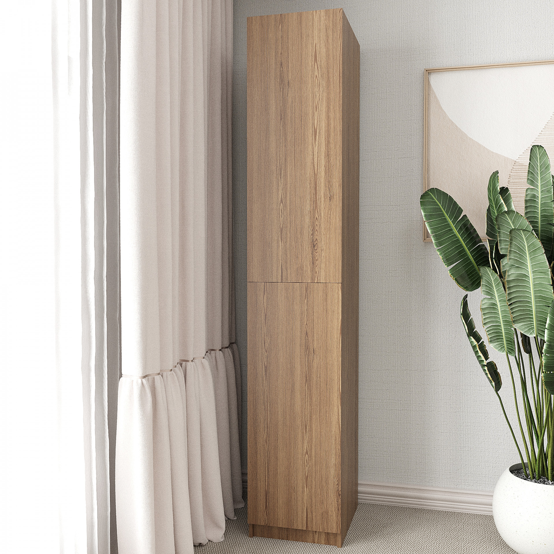 Шкаф-пенал 220х60х50 см KOD- ШК-Ейр