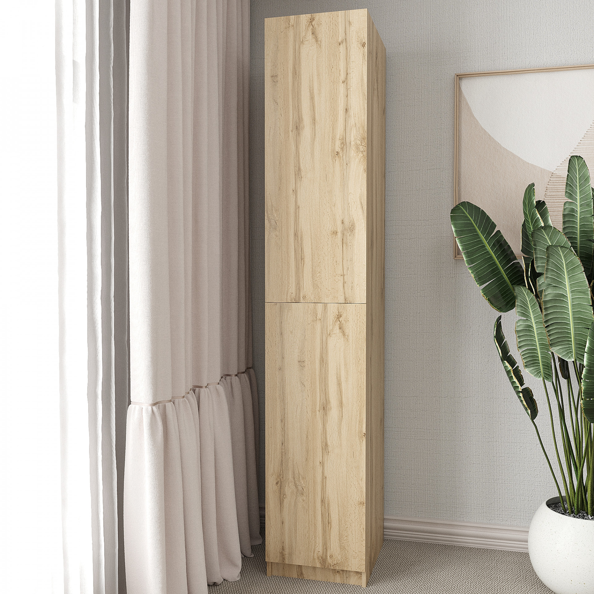 Шкаф-пенал 220х60х50 см KOD- ШК-Ейр