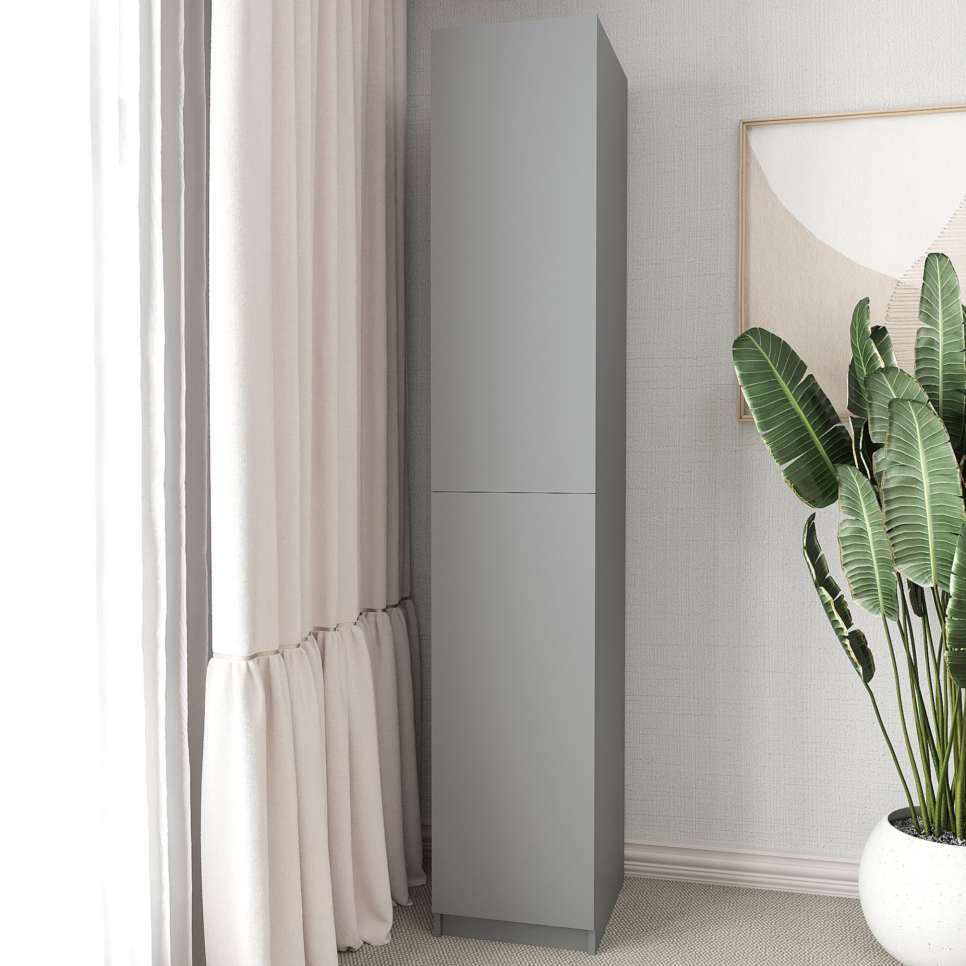 Шкаф-пенал 220х60х50 см KOD- ШК-Ейр