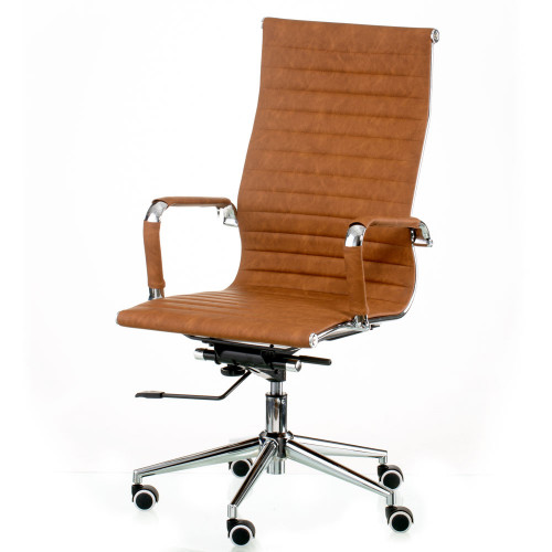 Кресло офисное TPRO- Solano artleather light-brown E5777