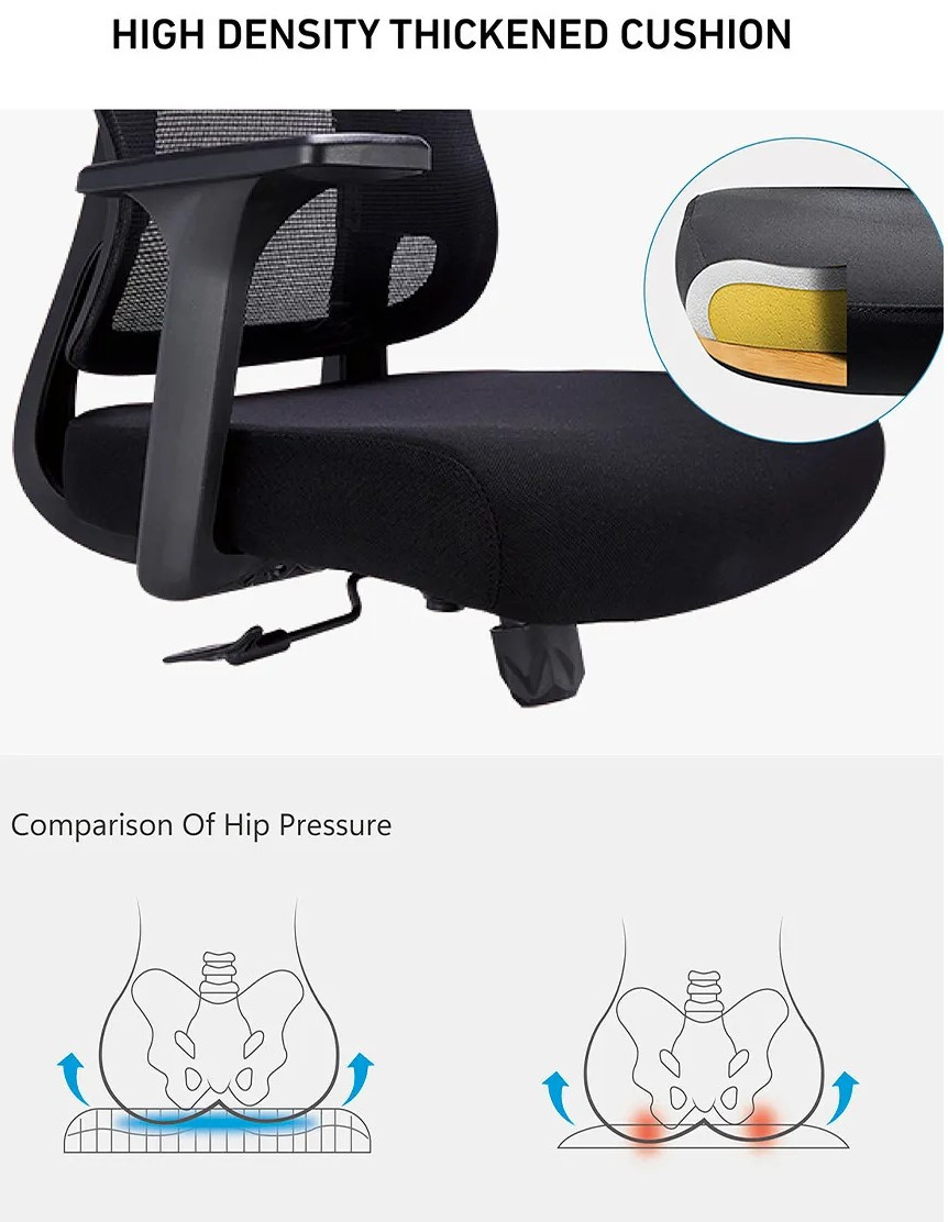 Крісло для оператора LUX- GO-SIT 645-1B GREY ергономічне
