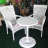 Стул с подлокотниками из технортанга VLL- Garden4You WICKER 12797