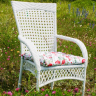 Стул с подлокотниками из технортанга VLL- Garden4You WICKER 12797