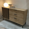 Комод Perfect Home Талли / Tally 1-дверный с 3 ящиками 1D3S/138 Дуб артизан/антрацит