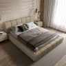 Кровать 2-х спальная с подъемным механизмом VRN- PODIUM (Beige, Light beige)