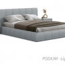 Кровать 2-х спальная с подъемным механизмом VRN- PODIUM (Beige, Light beige)