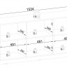 Комод  Perfect Home Royal K154 Белый