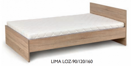 Кровать деревянная PL- Halmar LIMA- LOZ