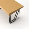Стол рабочий лофт дизайнерский SNS- Angle