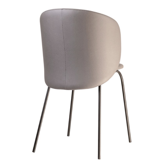 Стул обеденный LVK- Lilo черный/ эко кожа (Integra 19) 